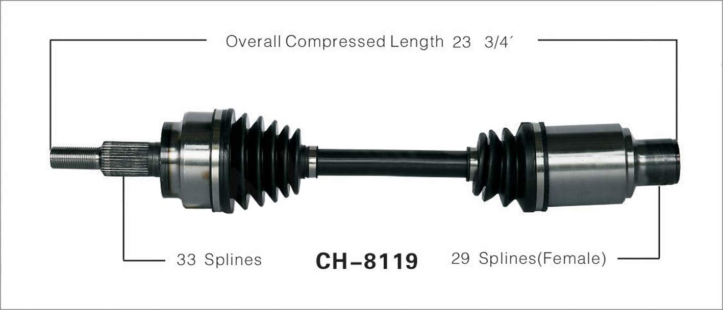 SurTrack CH-8119 CV Axle Shaft